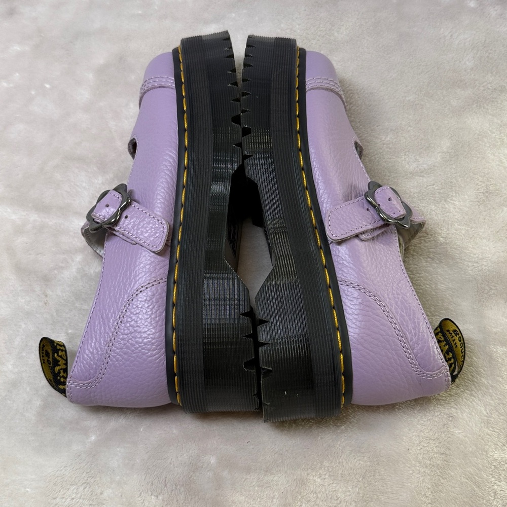 Dr. Martens Lilac Mary Jane Platform Shoes - Picture 5 of 10
